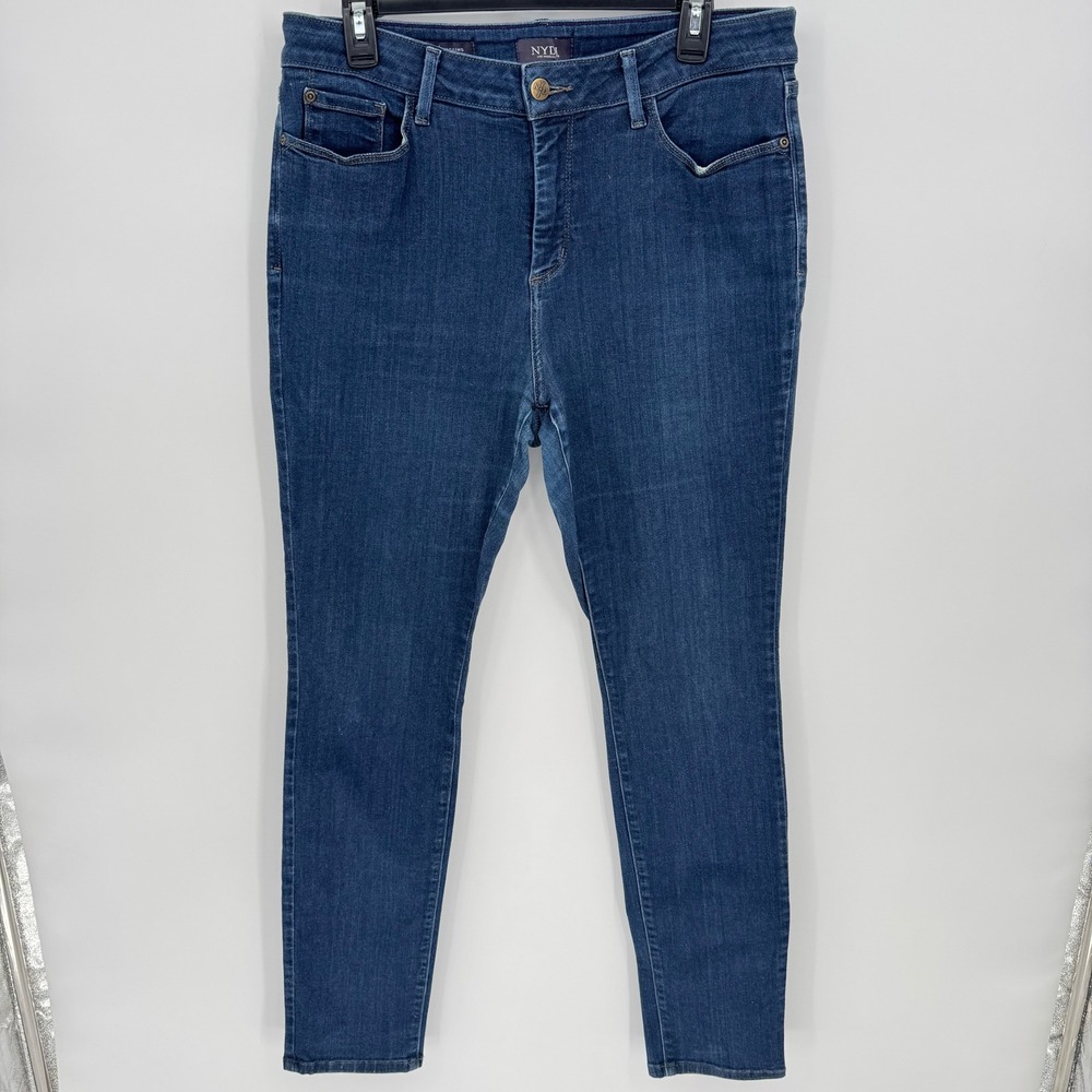 NYDJ Alina Legging Jeans Dark Wash Size 14‎ Lift Tuck Technology